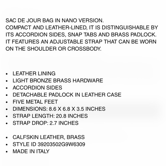 YSL Sac De Jour In Smooth Leather - Nano - Picture 11 of 11